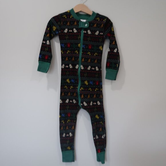Hanna Andersson x Harry Potter Wizarding World Graphic Zip Sleeper 3T - Picture 1 of 5